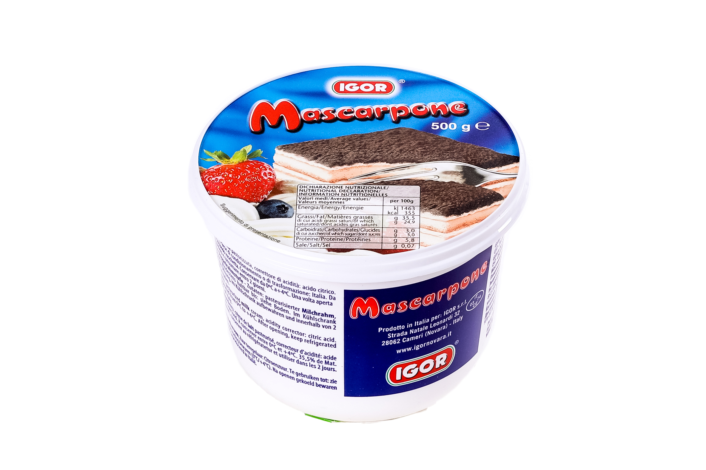 10342 Mascarpone Igor pot 500 gram