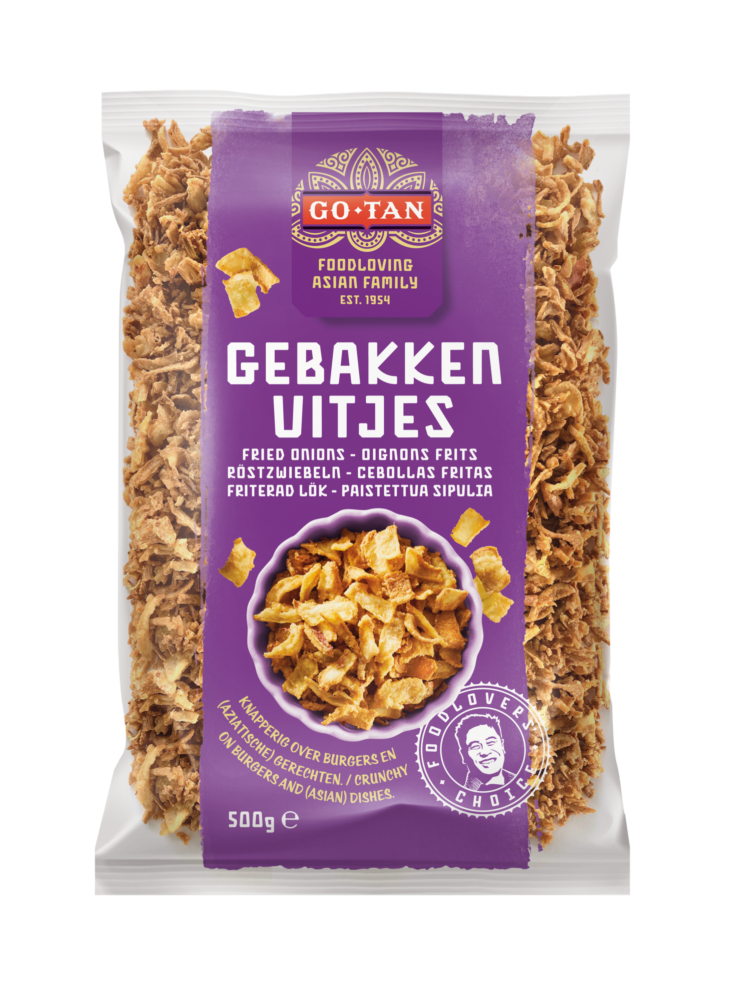 1342 Gebakken uitjes 500gr