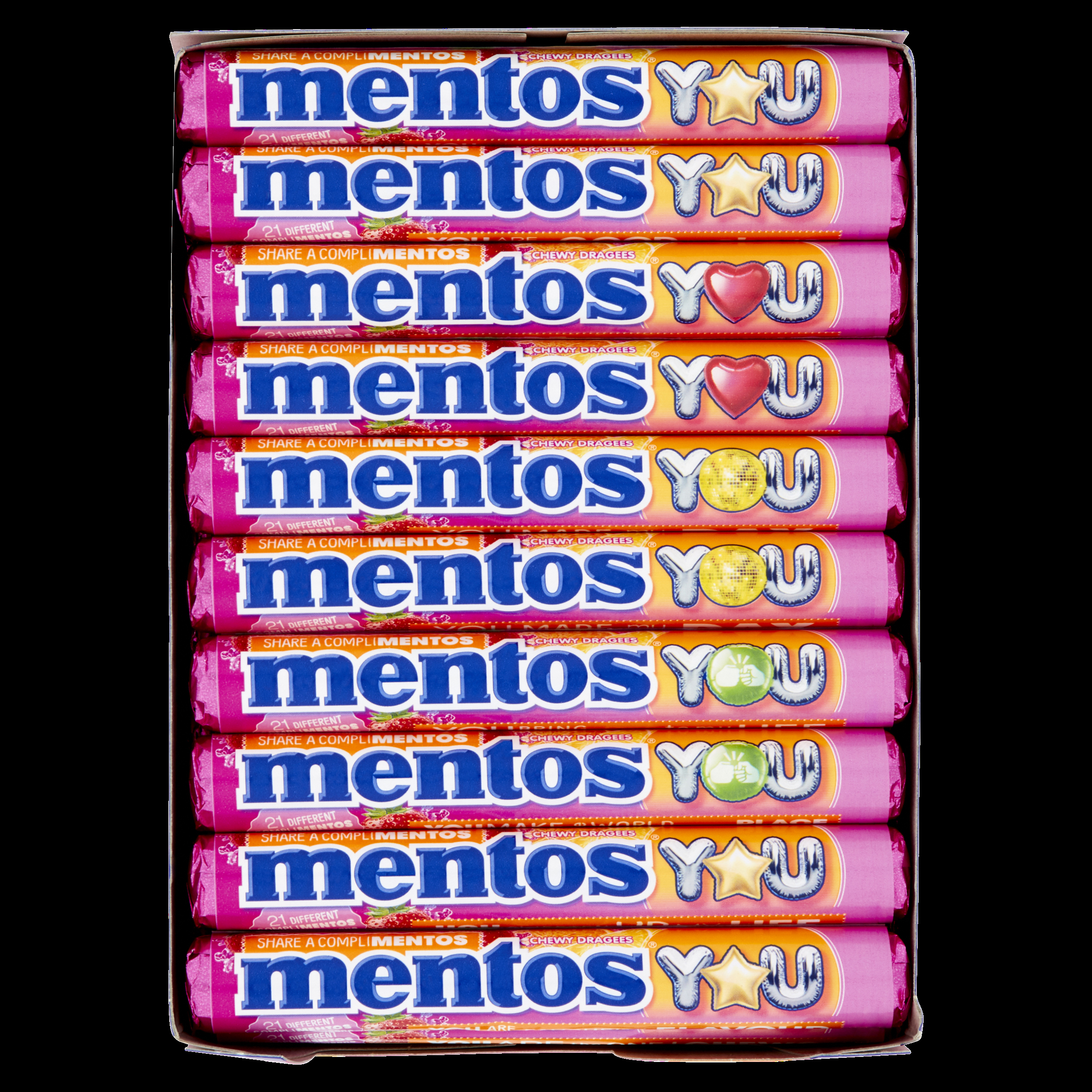 1784 Mentos fruit 0,60 40st