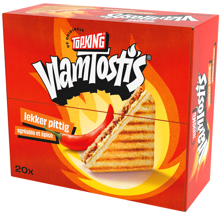 17861 Vlamtosti's per stuk verpakt 20x120 gr