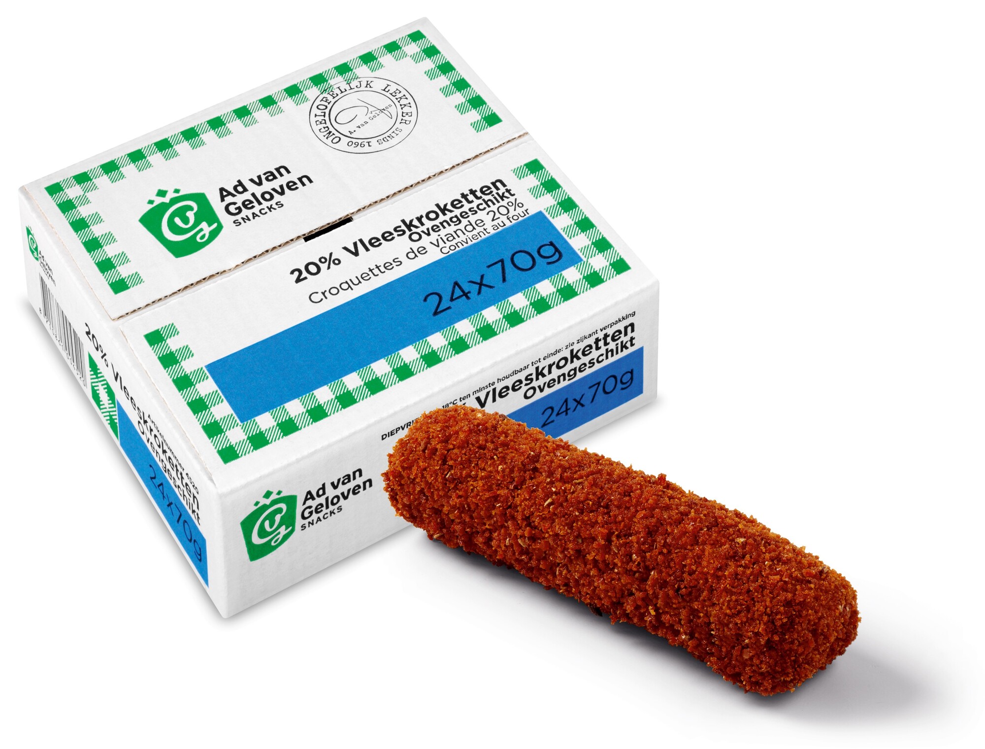 20168 Kroketten ovengeschikt 24x70 gr