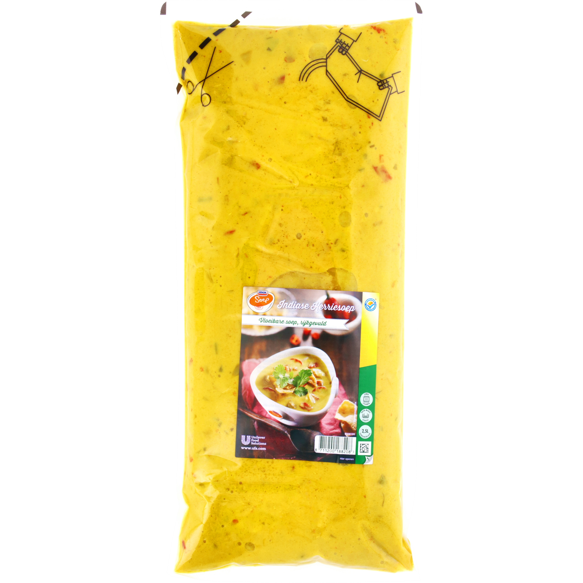 21495 Soup factory indiase kerriesoep 4x2,50 ltr