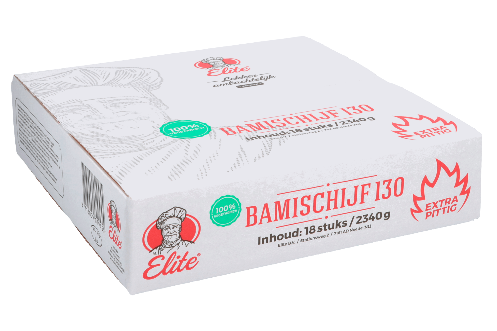 22479 Bamischijven extra pittig 18x130 gr