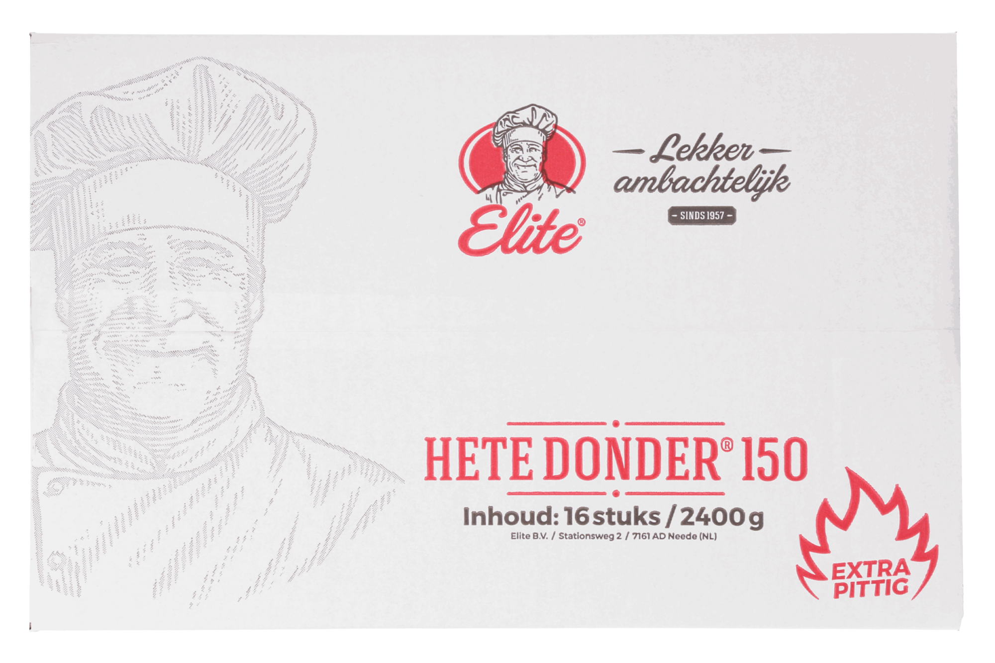 23266 Hete donder gehaktstaaf 16x150 gr