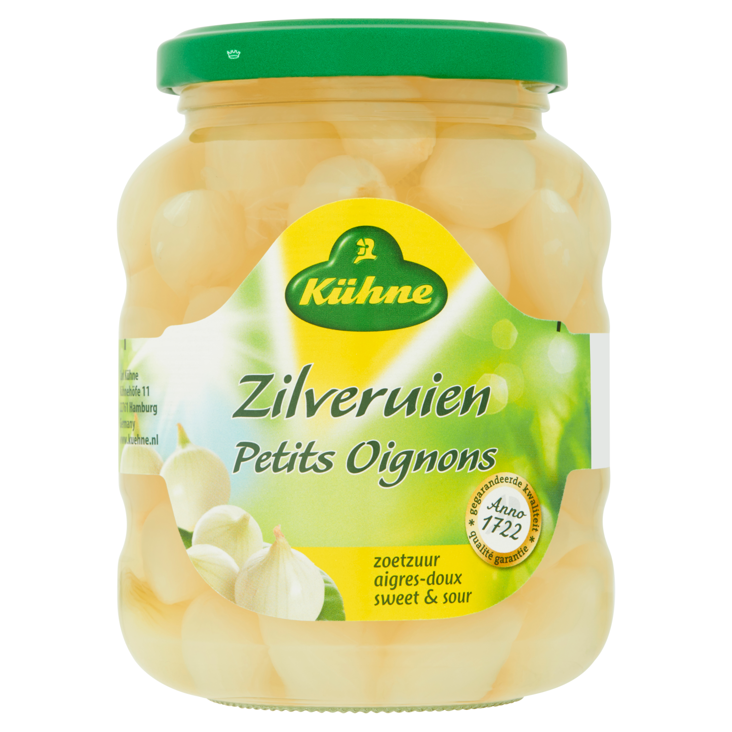 24319 Zilveruitjes zoetzuur 6x370 gr