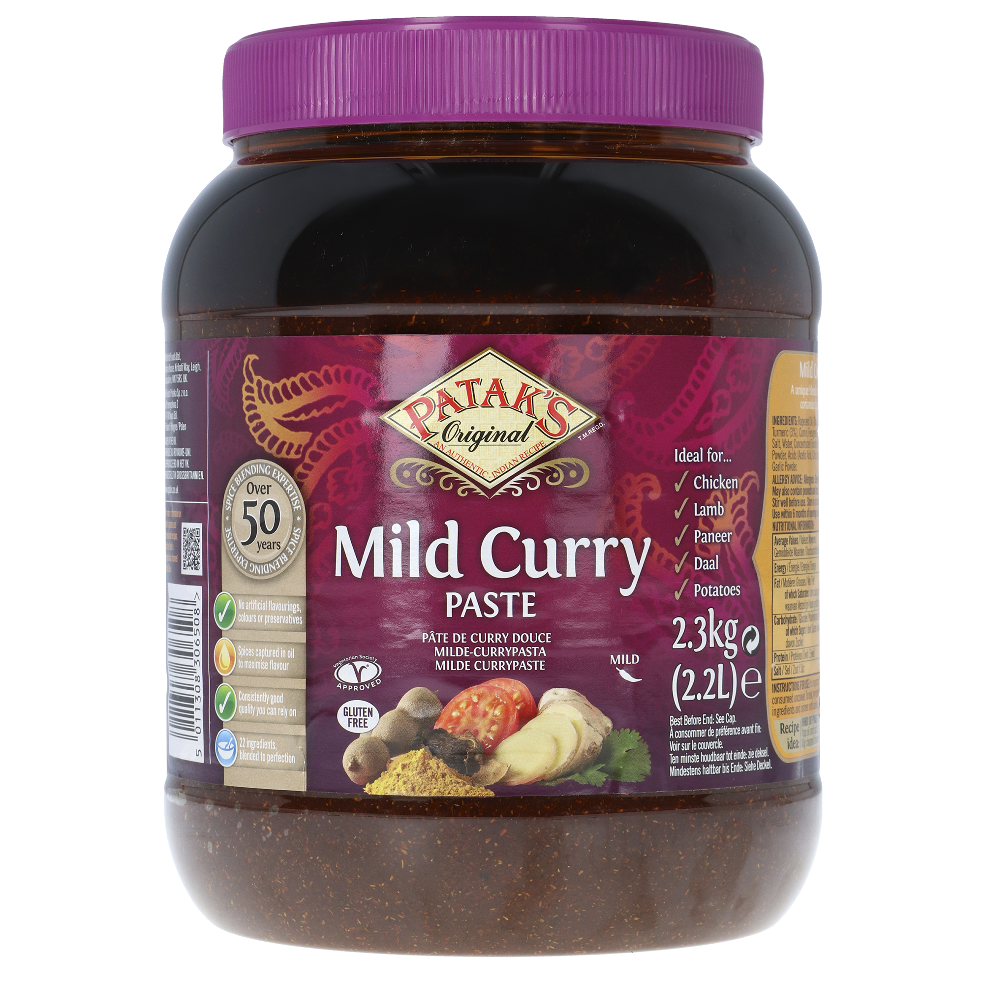 24876 Milde currypasta 2,3kg