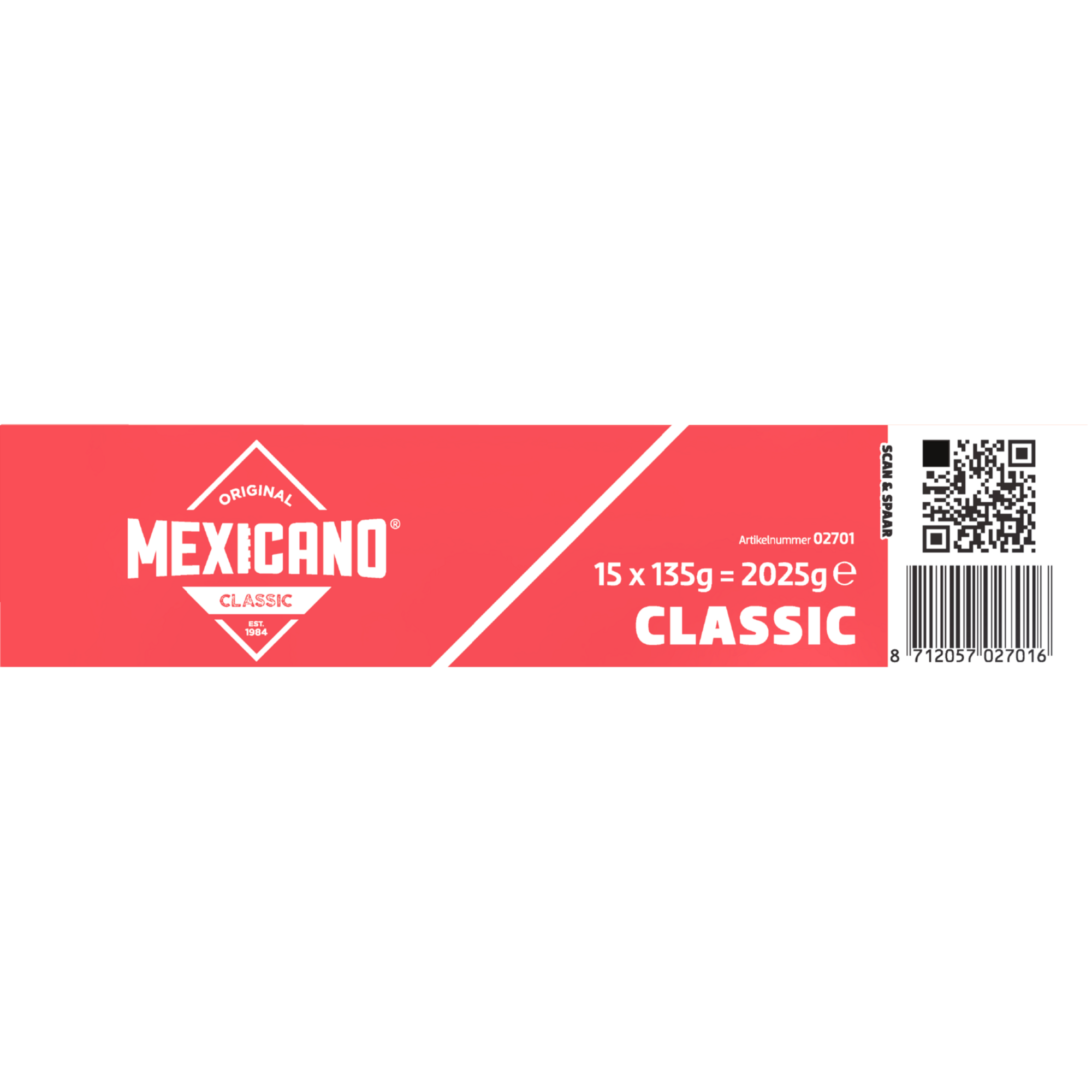 27831 Mexicano 15x135 gr