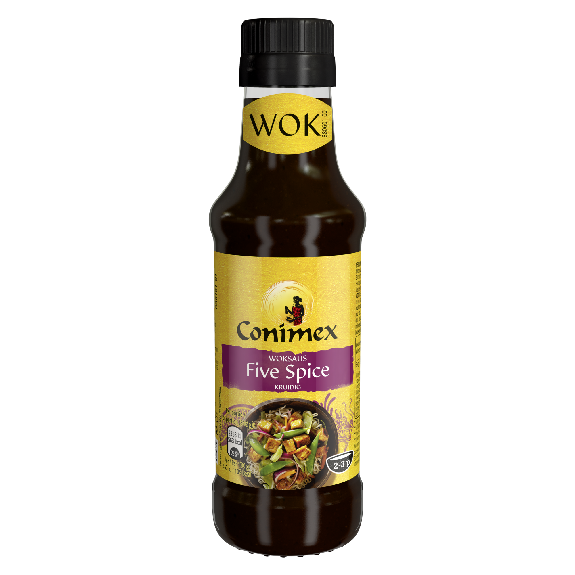 34389 Woksaus 5 spices 6x175 gr