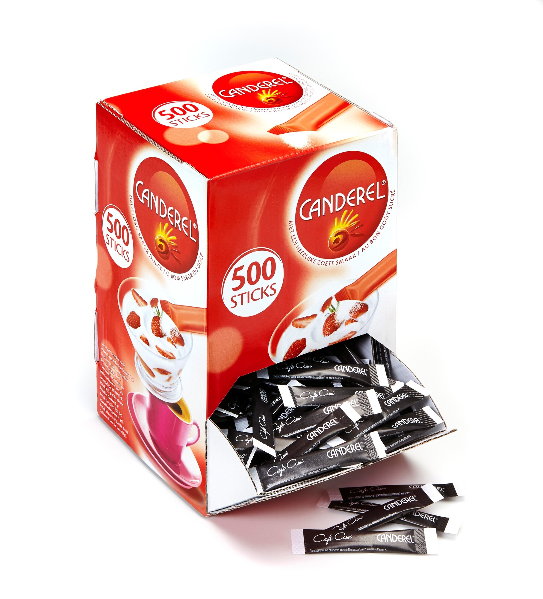 37358 Cafe Ami canderel zoetstof/sticks 500x0,50 gr