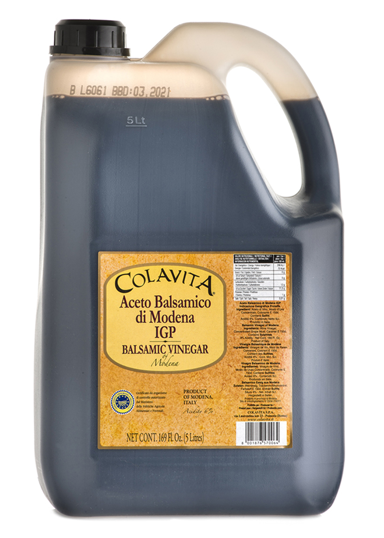 49537 Aceto balsamico di modena 1x5 ltr