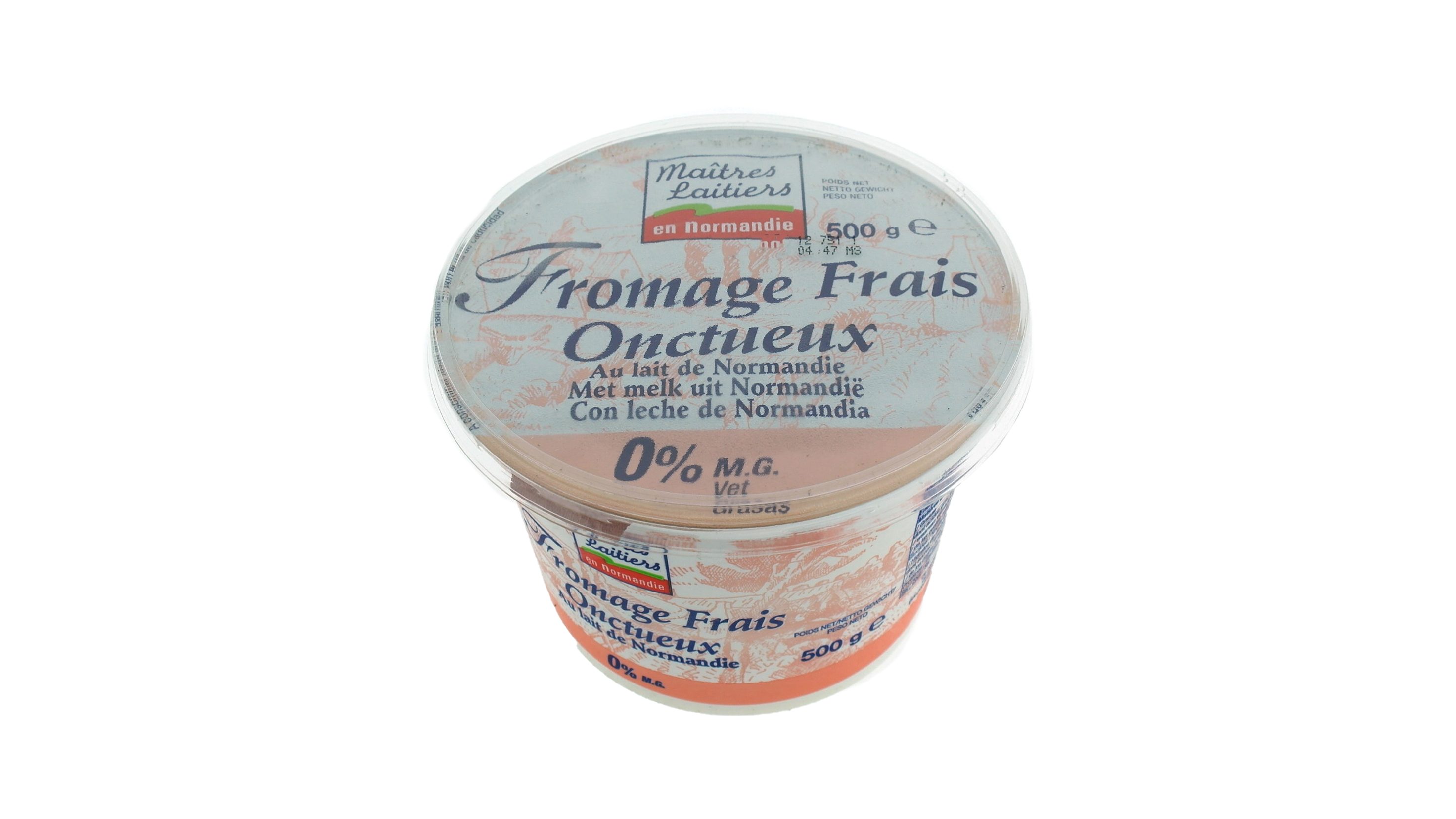 50323 Fromage blanc kwark 0% 500 gram