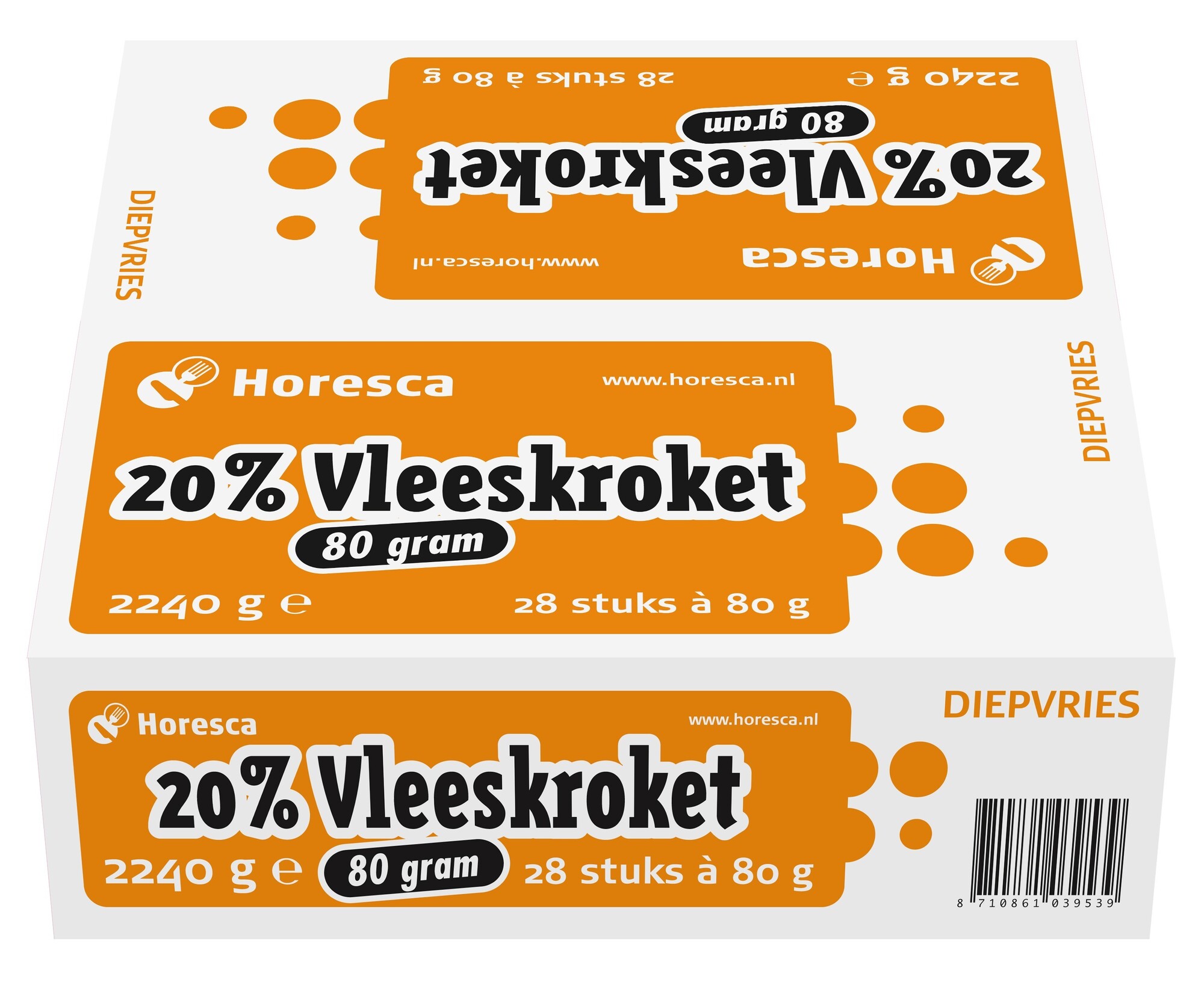 5135 Vleeskroketten 20% 28x80 gram