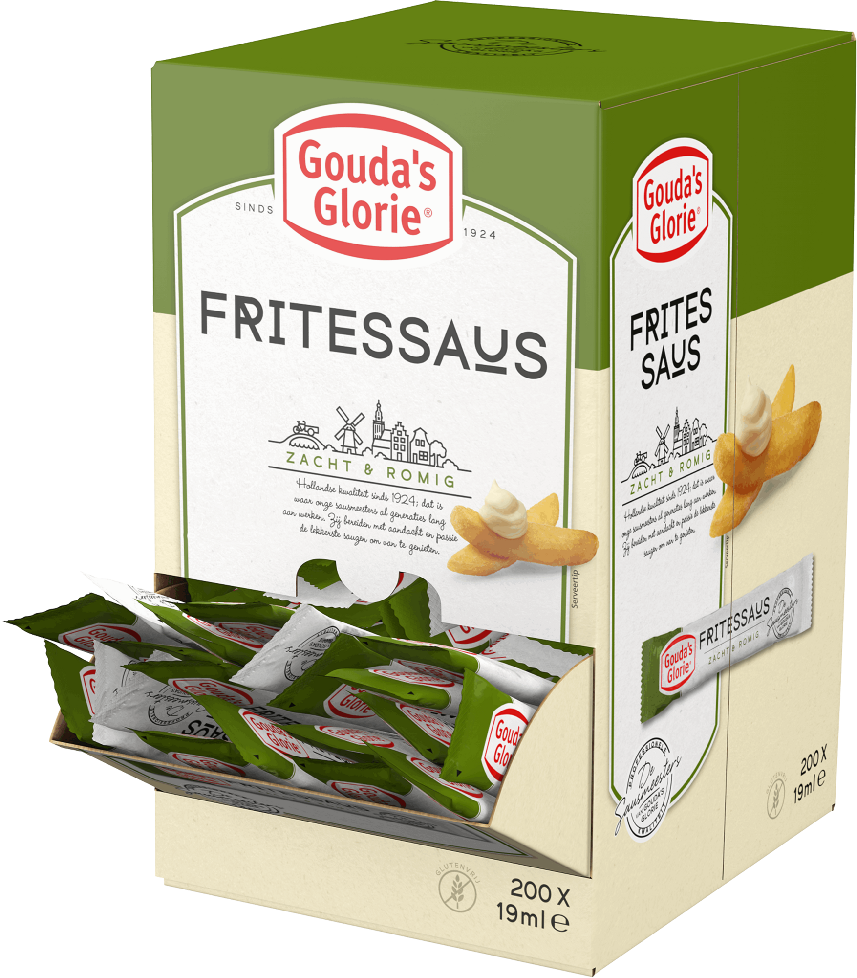 51416 Fritessaus 25% sachets 200x19 ml