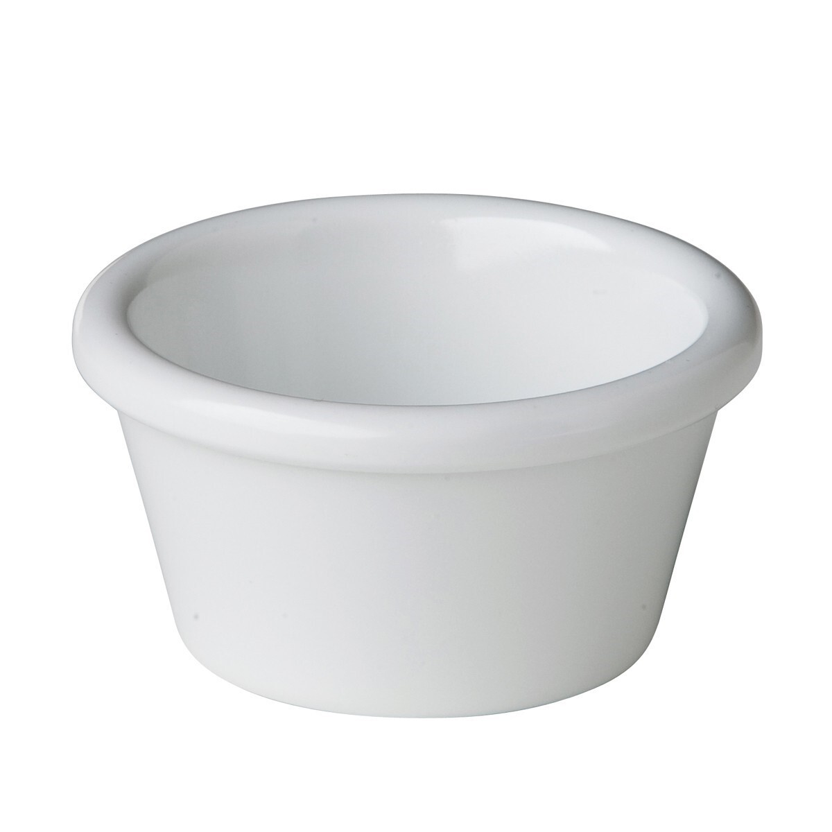 52791 Ramekin bakje rond wit 70ml. 1x12 st