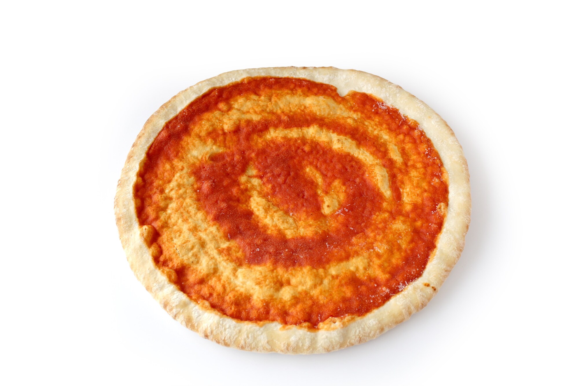 53865 Pizza bodem rond getomateerd 29cm. 25x285 gr