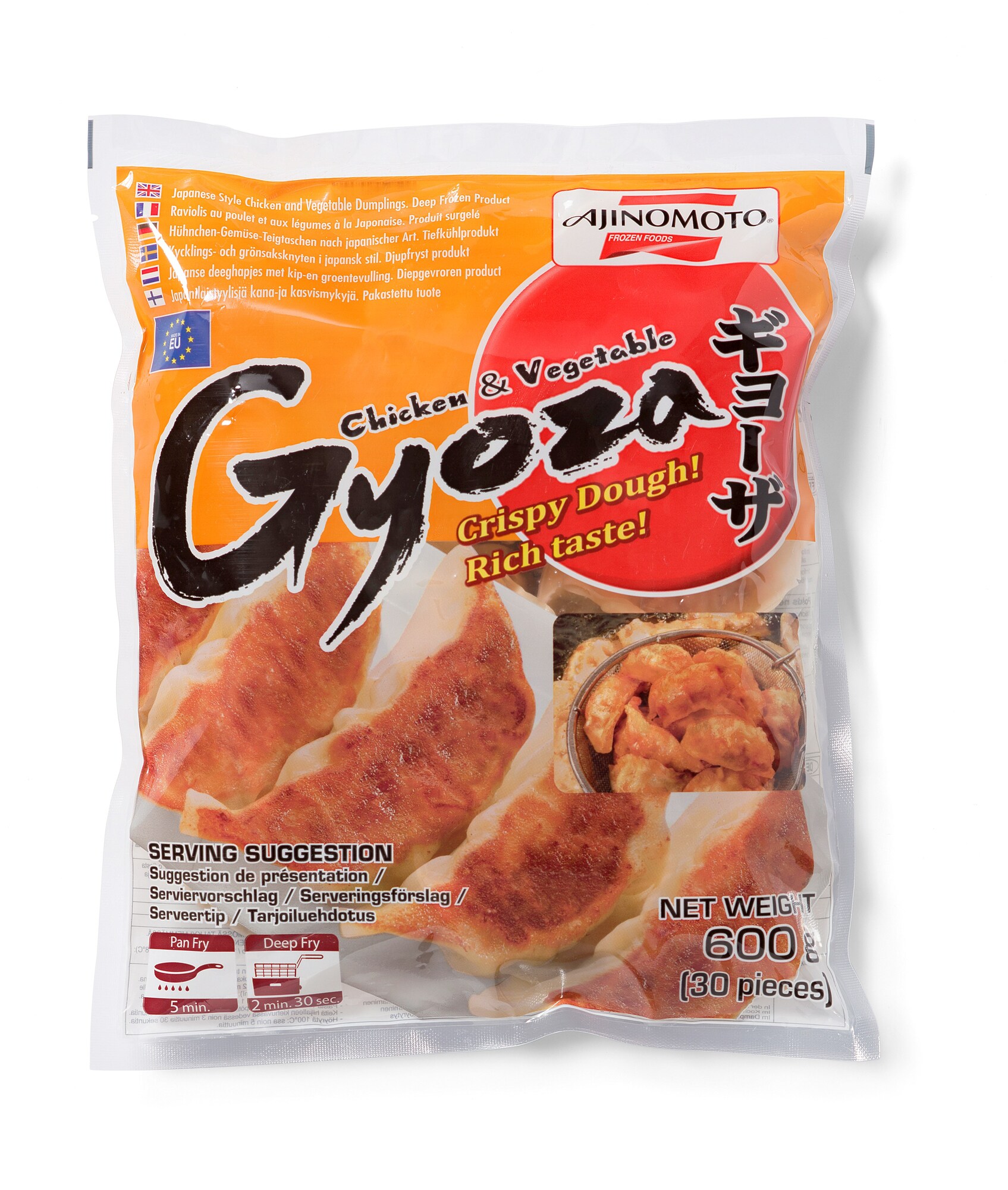 55366 Kip & groente gyoza 10x600 gr dv