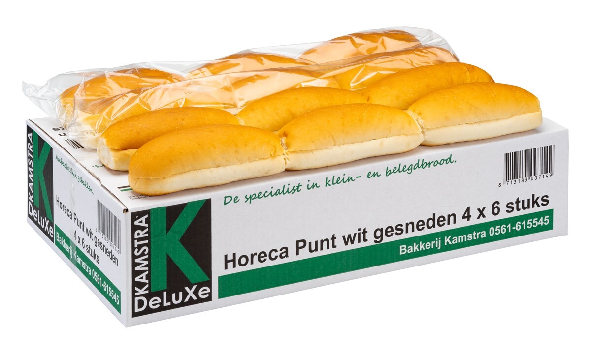 55602 Horeca punt wit deluxe lang vers 4x6 st