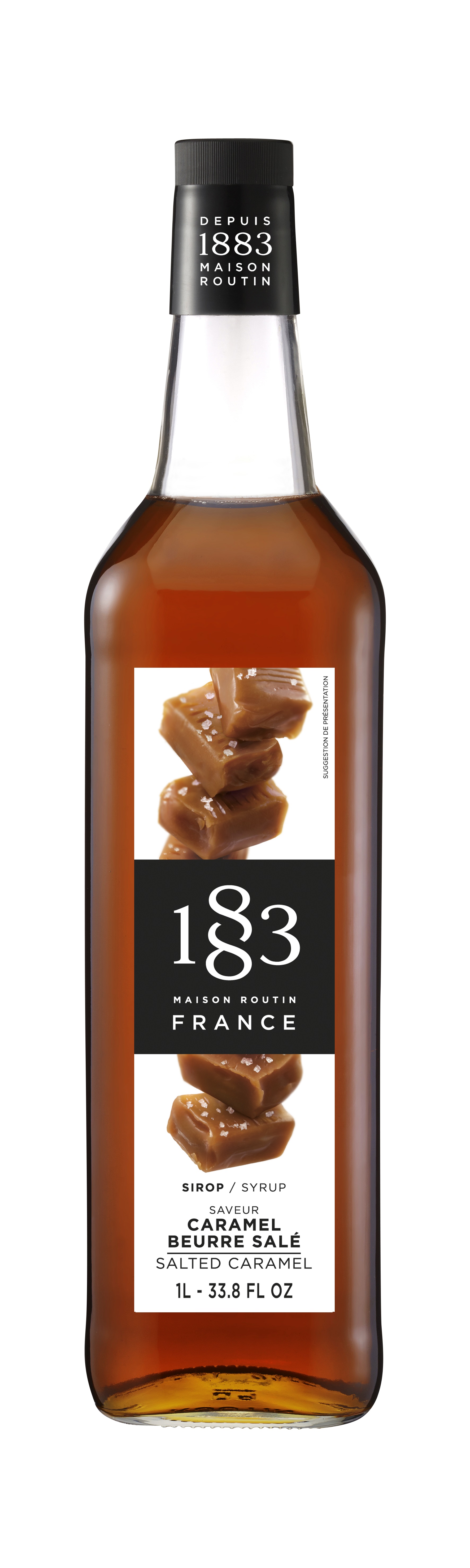 62992 Koffiesiroop salted caramel fles 1x1000 ml