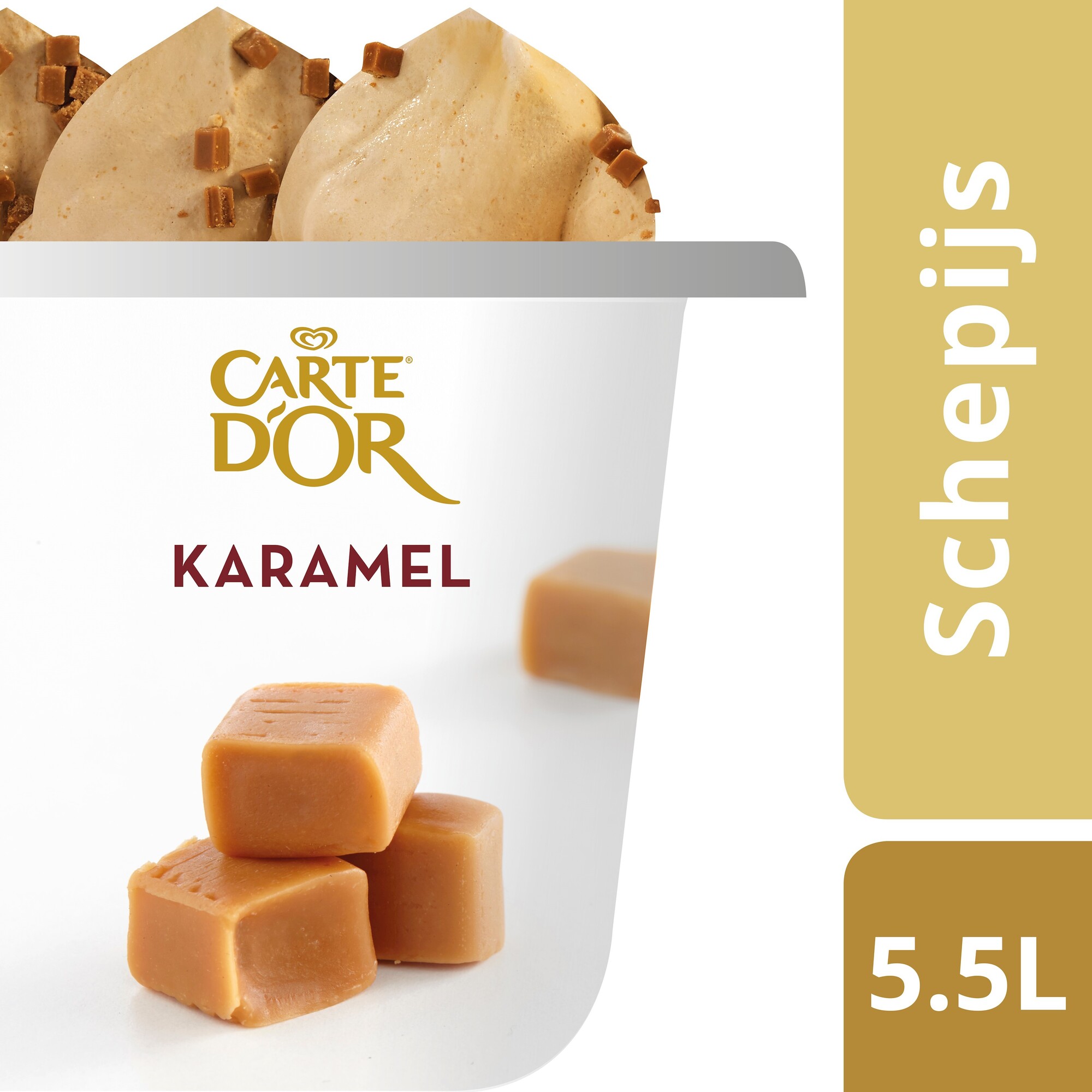 63899 Caramel roomijs 5,5ltr