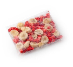 64560 Tropical fruitmix aardbei & banaan 20x150gr