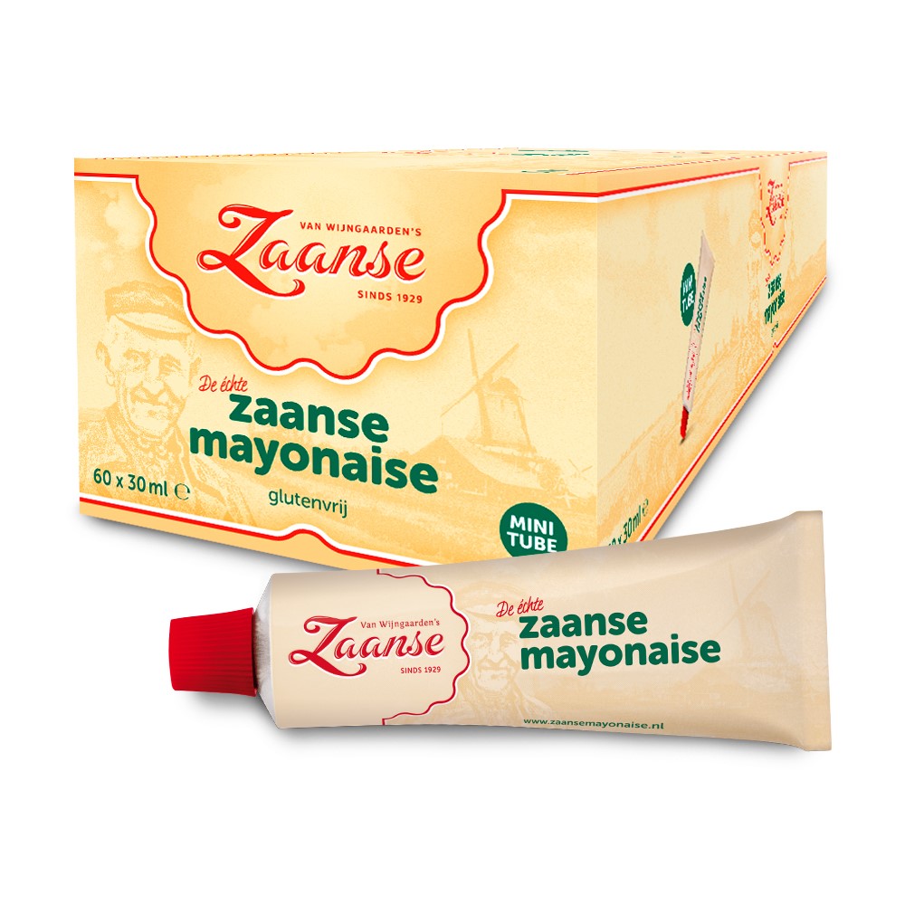 66667 Zaanse mayonaise mini tube 60x30 ml