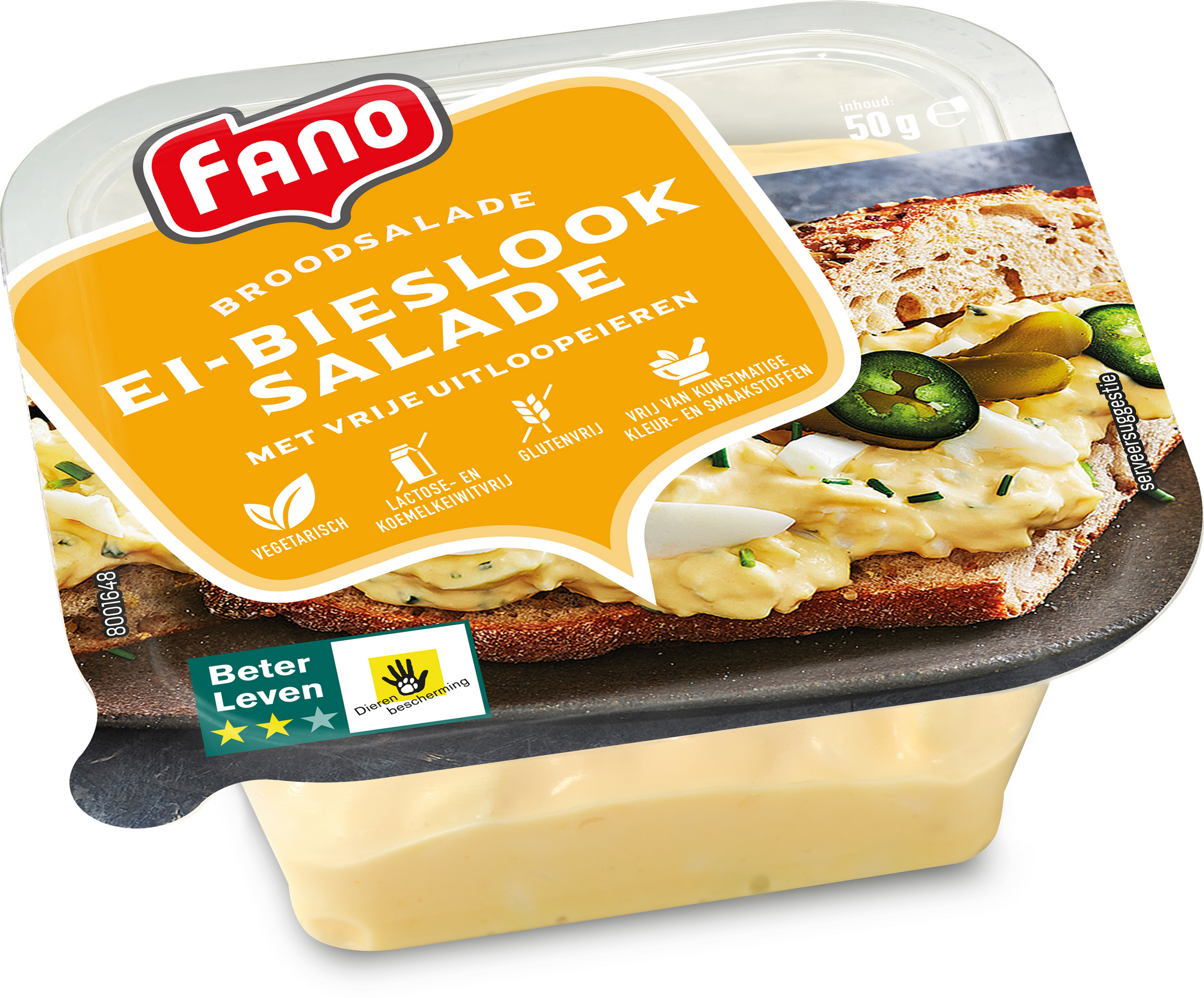 67443 Ei-bieslooksalade (2*beter leven) 6x50 gr