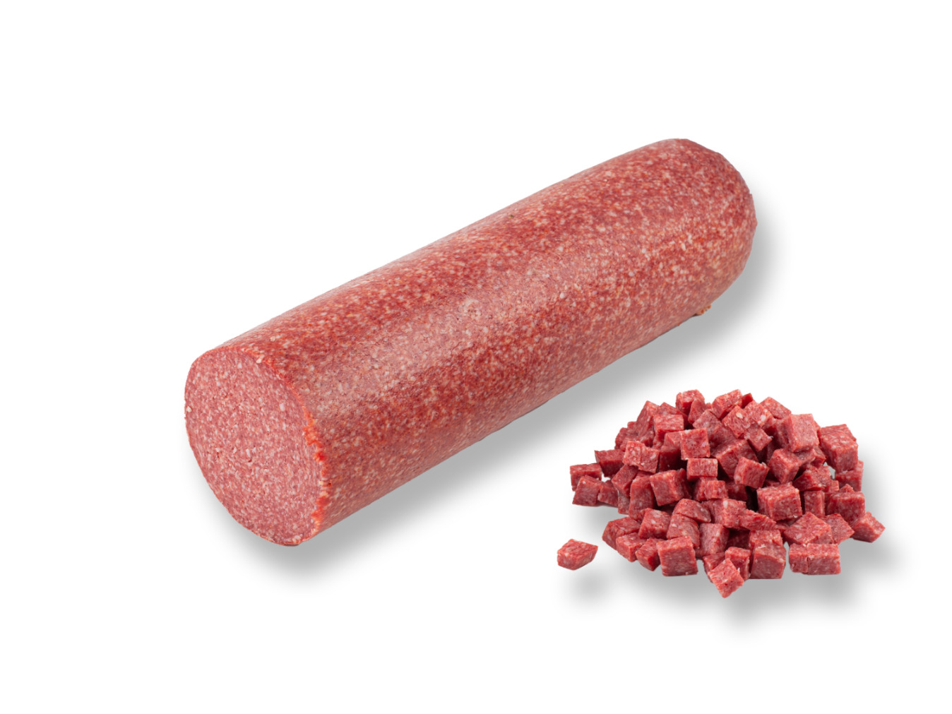 67663 Gesnedem salami blokjes