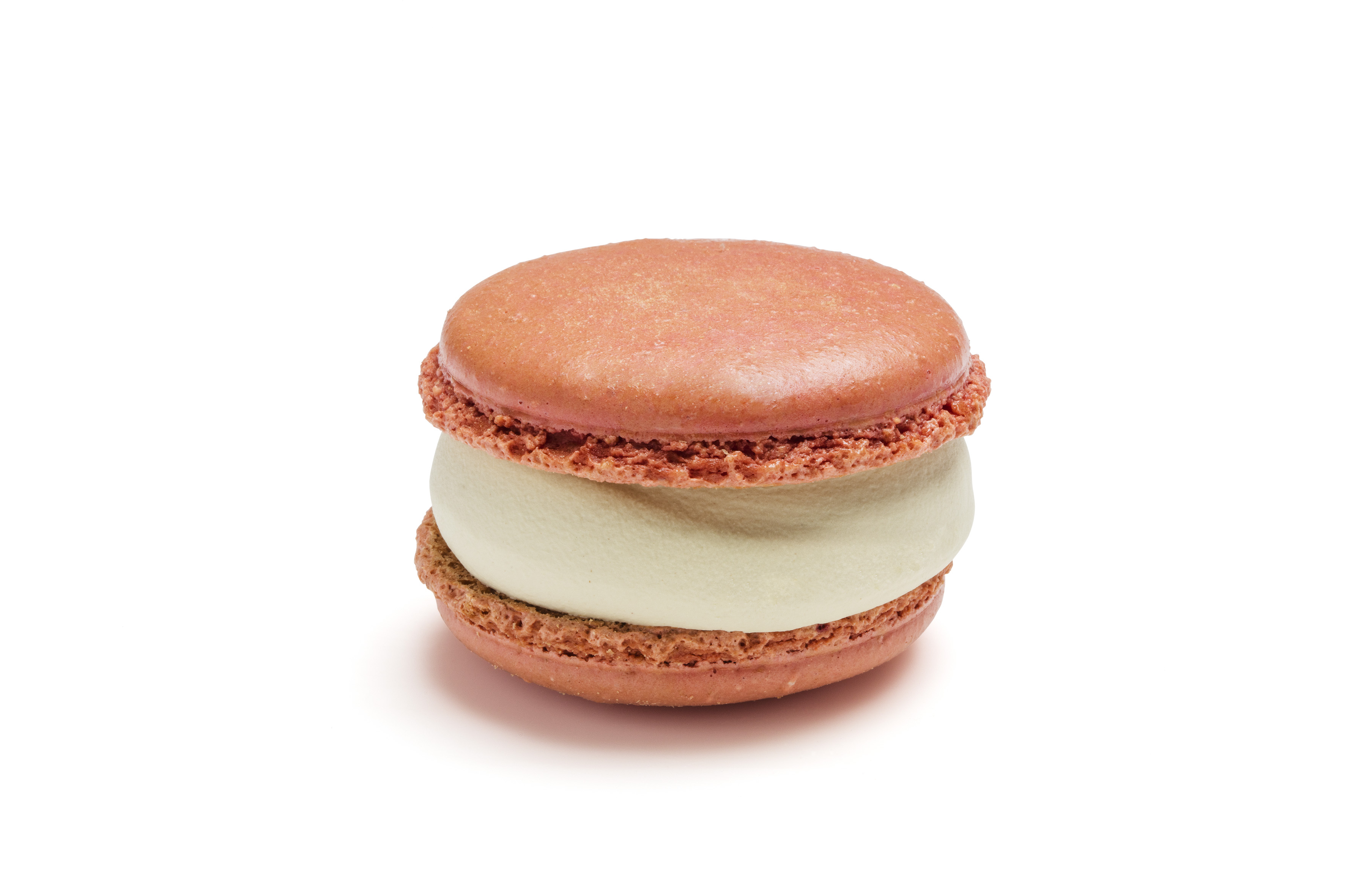 70341 Frambozen macarons met pistache ijs 12 stuks