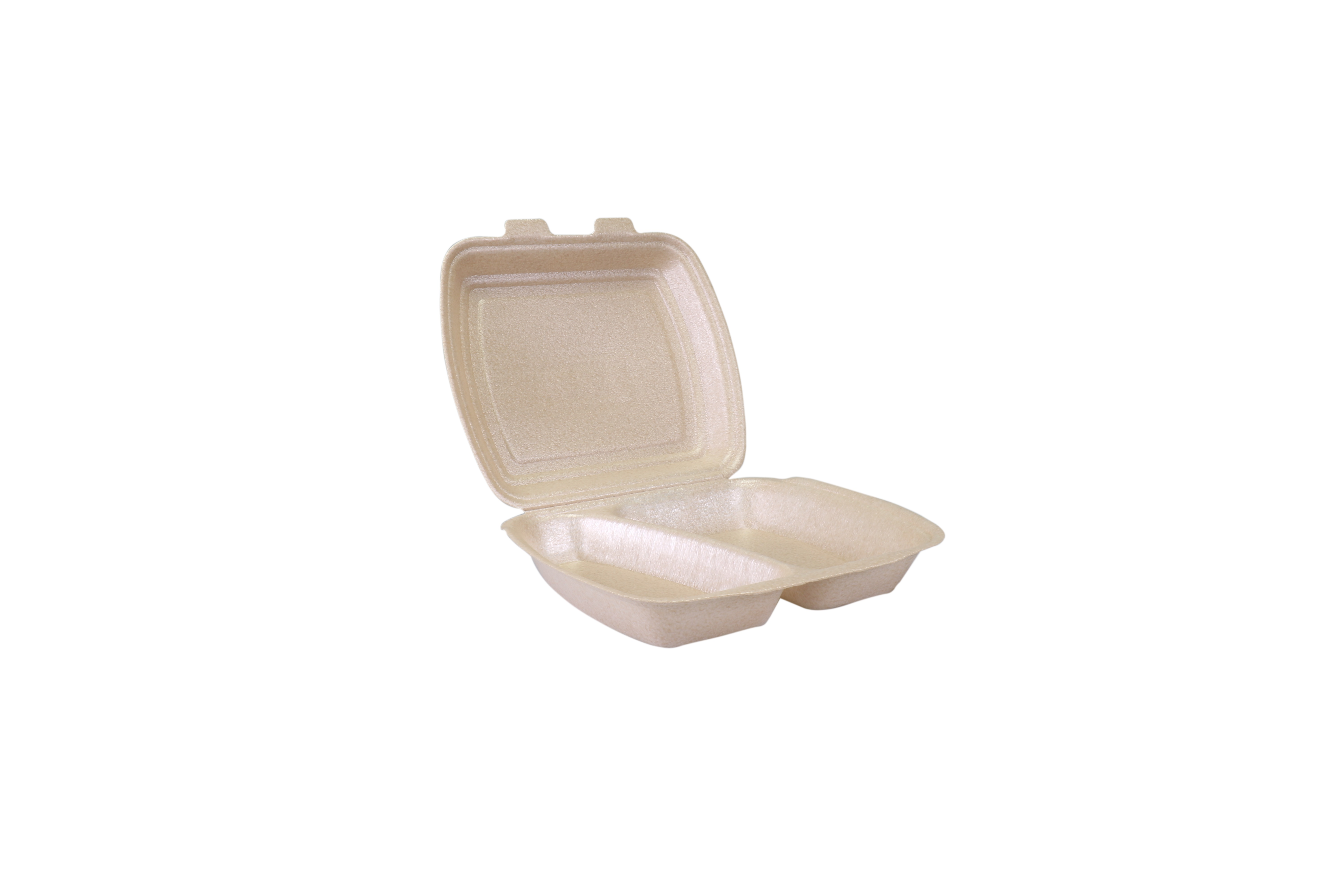 74621 Menubox 2-vaks xpp 240x205x70mm.beige 4x50 st