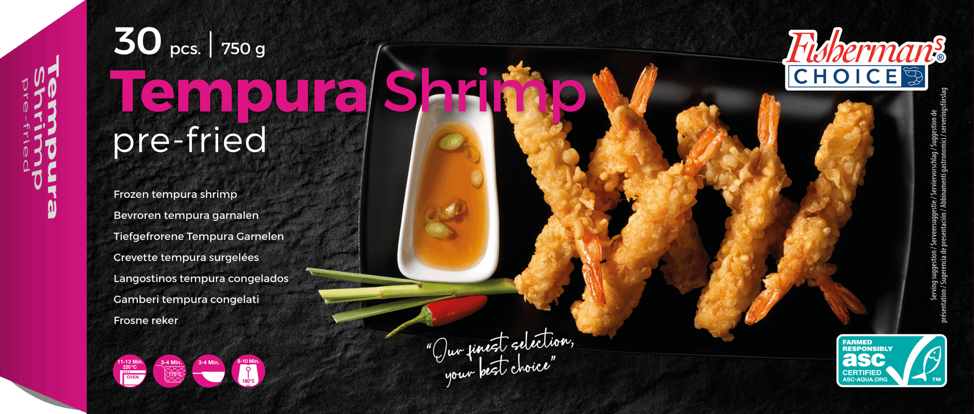 74761 Tempura garnalen dv 30st 750gr