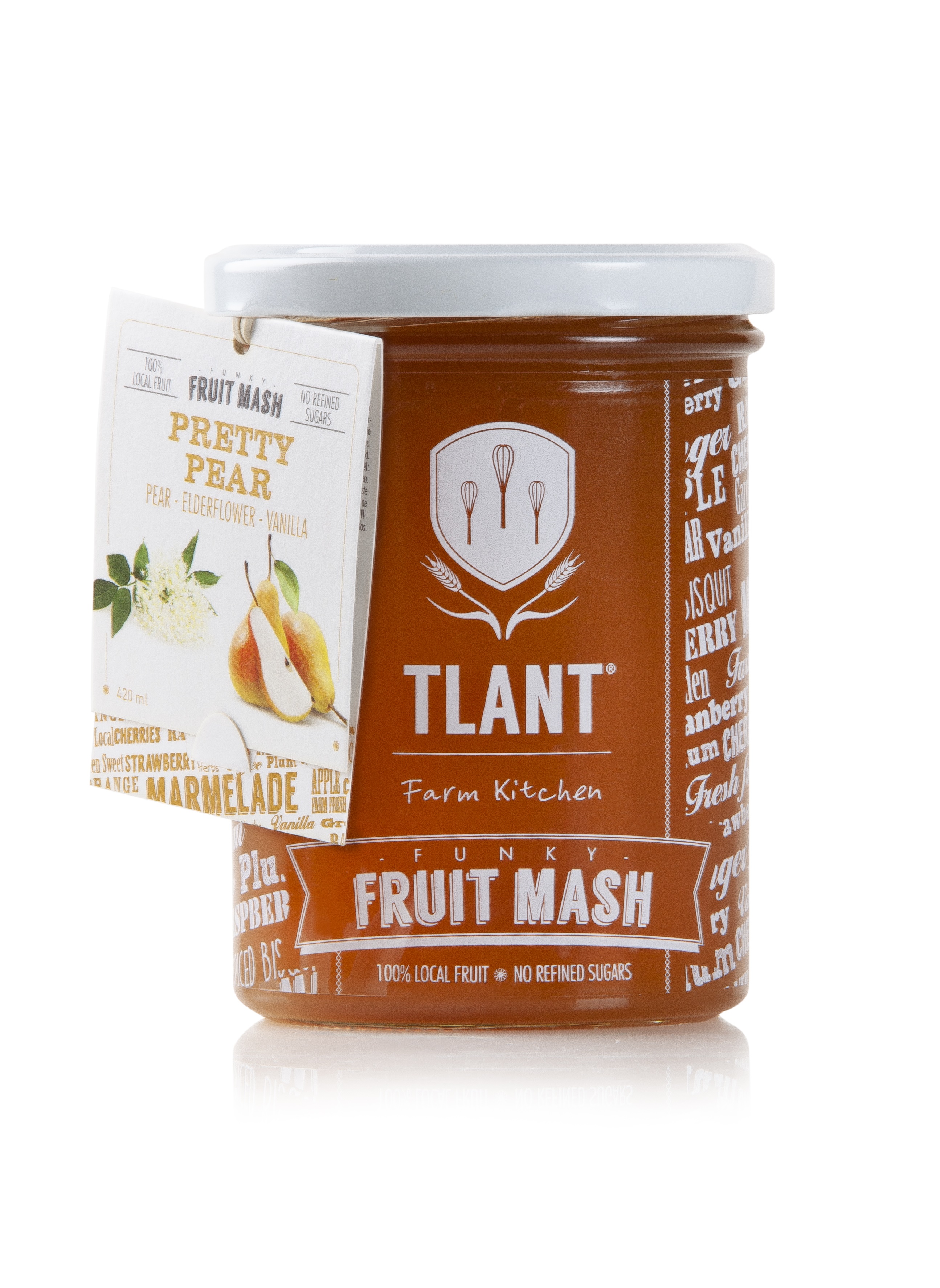 76497 Pretty pear jam Funky FM glutenvrij 6x420gr