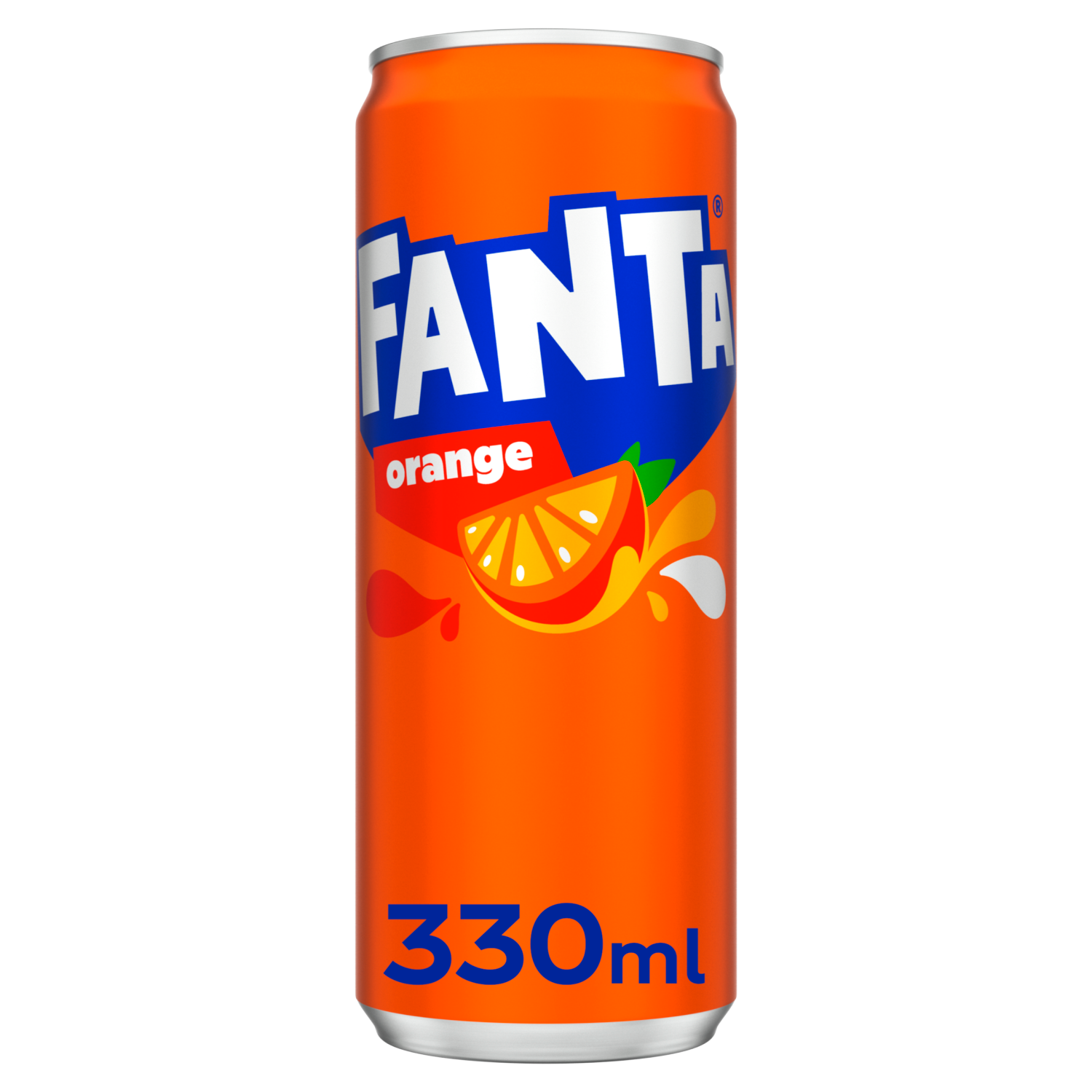 77412 Fanta orange sleek blik 24x33 cl