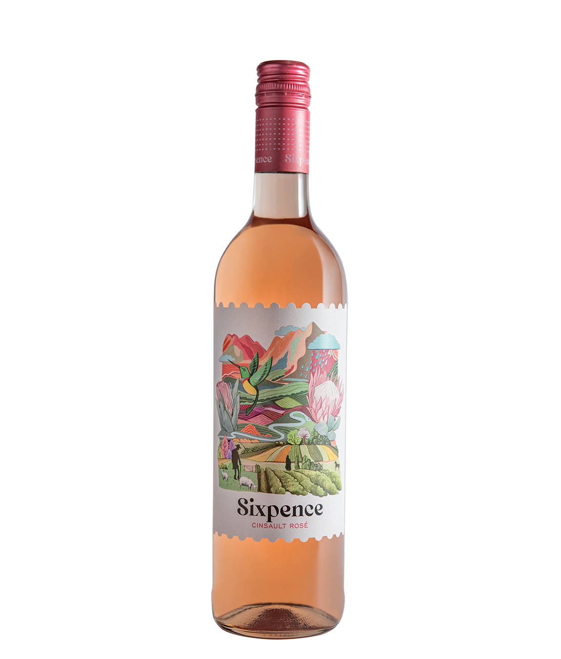 78902 Sixpence Cinsault rose 0,75 liter